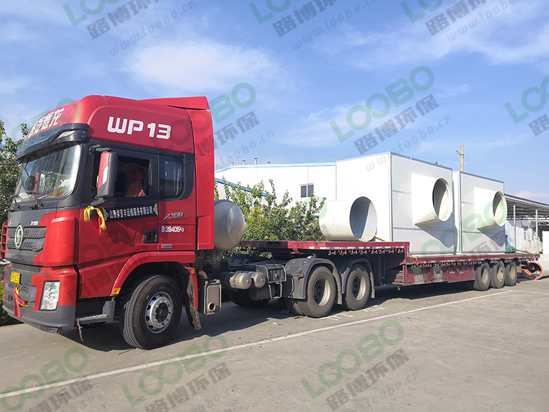 有機廢氣凈化一體機發(fā)往山東泰安