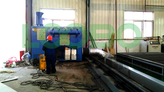 山東濱化安通設備制造有限公司等離子切割除塵項目竣工