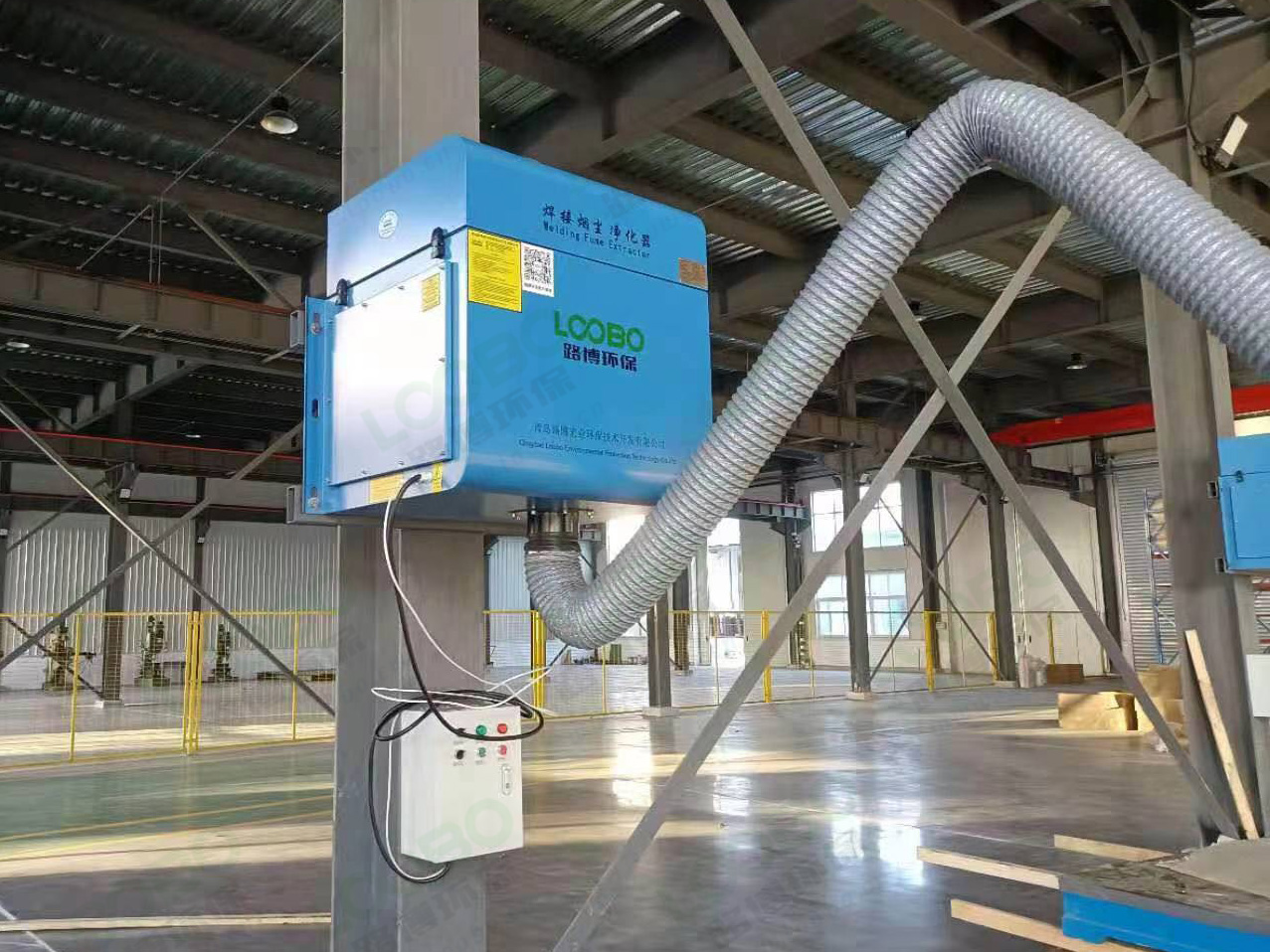 焊煙凈化效果好，節(jié)省占地面積，推薦使用固定式焊接煙塵凈化器 (2).jpg