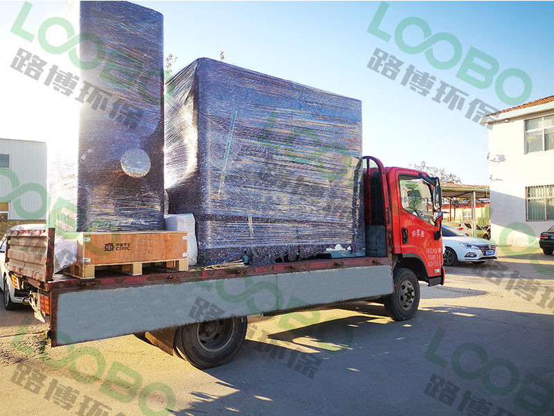 濾筒除塵一體機發(fā)貨湖南，助力環(huán)保，我們從未松懈